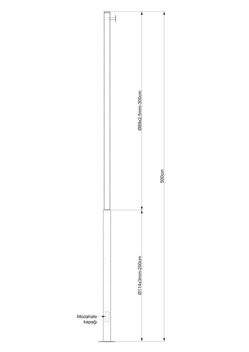 5 Metre Kamera Direği - Görsel 2