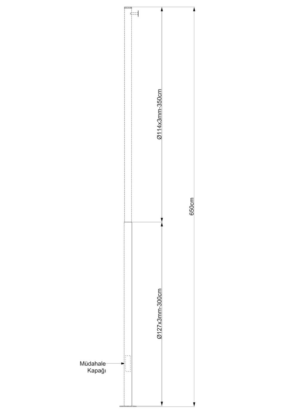 650 cm Kamera Direği - Görsel 2